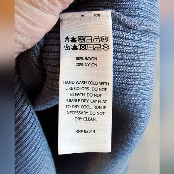 House Of Harlow 1960 Revolve Blue Collared Ribbed Knit Button Down Dress Small - Picture 12 of 15